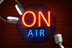 On air red neon light style - demolition marketing leads