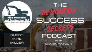 Mike miller thumbnail podcast - demolition marketing leads